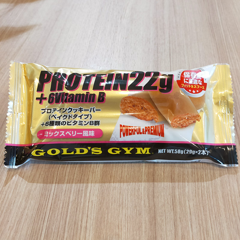 GOLD'S GYM(ゴールドジム) プロテインクッキーバー(ミックスベリー
